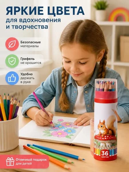 Набор фломастеров, 36 шт.