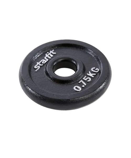 Starfit Диски для штанги, 0.75 кг, диаметр диска: 10.9 см