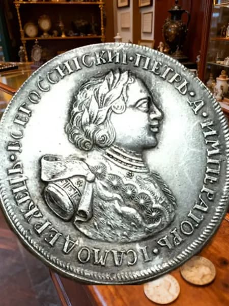 Монеты/Старинная русская монета 1723 года