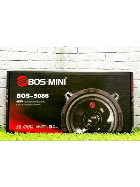 Колонки автомобильные Bos-Mini 5085 13см, 60W
