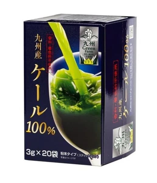 Аодзиру Green Farm из капусты кале, порошок, 20x3 г (ограниченный срок годности)