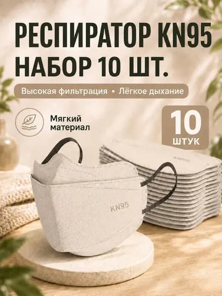 Респиратор профессиональный, FFP3, размер 8, 10 шт.