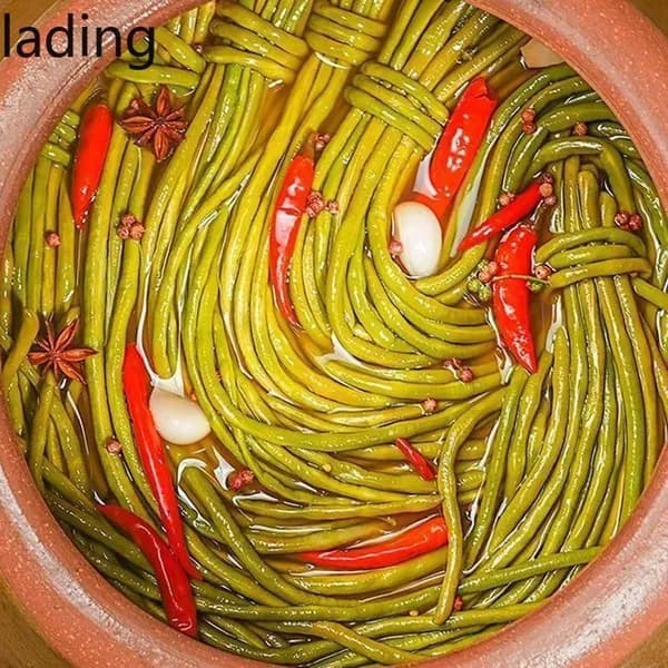 Кисло-острая закуска, фасованная стручковая фасоль, домашняя кулинария, традиционный рассол