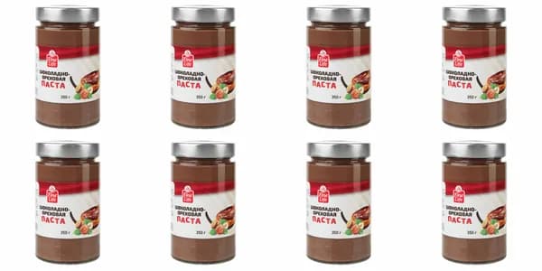 Fine Life Паста шоколадно-ореховая, 350 г, 8 шт