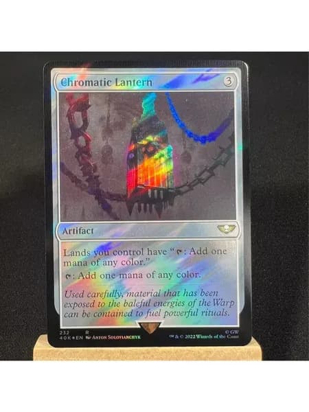 Набор MTG: Chandra FOIL, Chrome Mox, Chatterfang +25 раритетов FOIL-карты с защитным чехлом