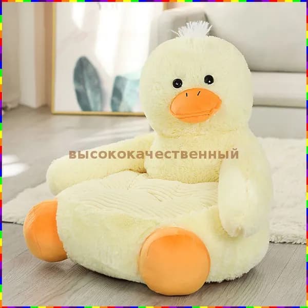 Прямой диван, механизм Нераскладной, На пол, 50х45х45 см,светло-желтый