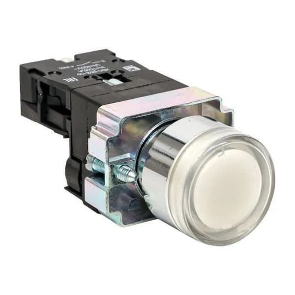 Кнопка BA21 с подсветкой 24В бел. NO PROxima EKF xb2-bw21-24 1шт