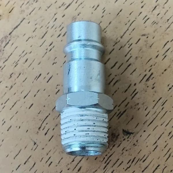 Штуцер быстросъёмный для пневматики, евростандарт, 1/4".