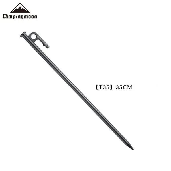 CAMPINGMOON T15 Колышки для палатки из высокопрочной углеродистой стали, черные, с защитным покрытием, для тентов и кемпинга