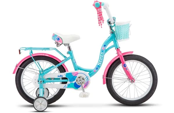 Велосипед детский Jolly 16" - колеса, цвет мятный, рама 9,5. Товар уцененный