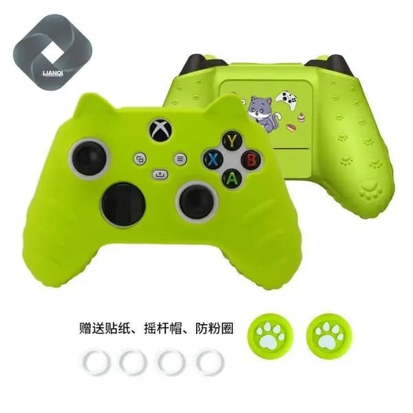 XBOX кожух для контроллера с лапками кота, изготовлен из силикона, совместим с контроллером Xbox Series X/S.