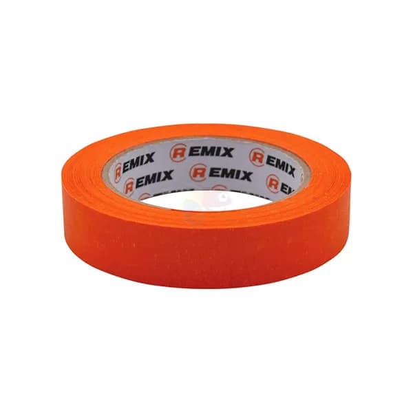 Малярная лента-скотч Remix Orng_634024 оранжевая термостойкость до 90 C. 24 мм. * 40 м.