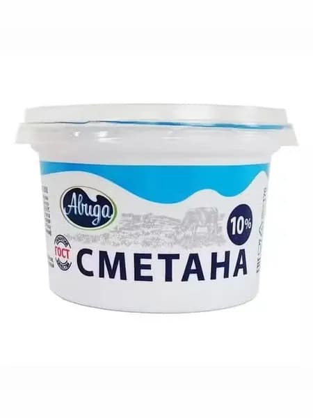 Сметана 10% Авида 170 г