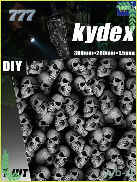 Лист Kydex MicroCamo 300x200x1.5 мм для изготовления кобур, термоформовка (1 шт)