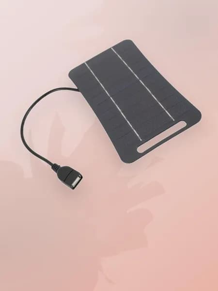 Портативная солнечная панель 5W 5V USB, Черный