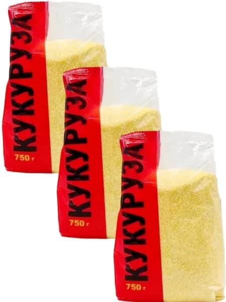 Кукурузная крупа Ривьера, 750 г * 3 шт