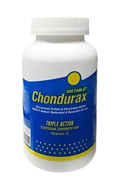 Chondurax 200 таблеток, хондропротектор, для суставов и хрящей, поддержка подвижности