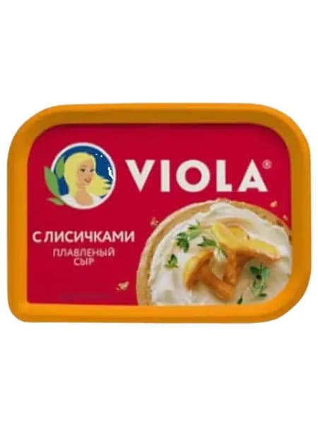 Сыр плавленый Viola с лисичками 50% БЗМЖ 200 г