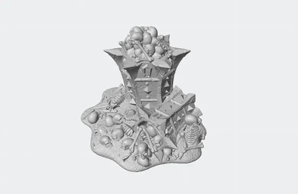Скелетные груды 5, тиррейн, ДнД, миниатюра