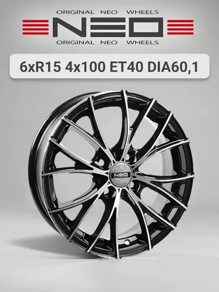 NEO N573 Колесный диск Литой 15x6" PCD4х100 ET40 D60.1