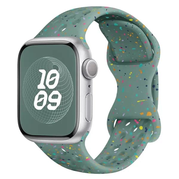 Часы Apple Watch Ultra 2 Band 49 45 44 41 42 мм цветные гранулы оригинальный ремешок, IWatch Series 9 8 7 6 5 SE 4 3 браслет
