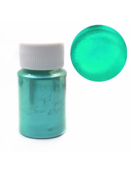 (1 флакон) Эпоксидная смола Symphony Aurora Powder (в конце) -6# Tiffany Partial Blue 20 мл/10 г