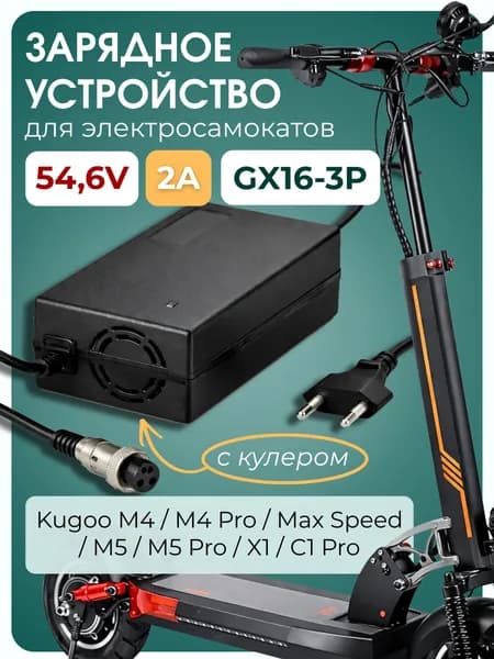Зарядное устройство для Kugoo М4/M4 PRO/Max Speed (JINHONG)