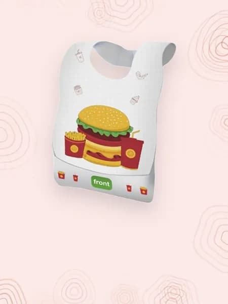 10 шт. Хлопковый дышащий нагрудник для младенцев 0-6 лет, Стиль D