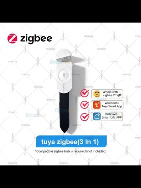 Датчик влажности почвы Zigbee Tuya Zigbee(3 In 1)