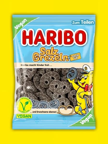 Лакричный мармелад HARIBO Salz Brezeln (Сладко-солёные Крендели) 175г Германия