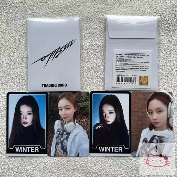 Aespa 4th Mini Album Drama Random Trading Cards чак