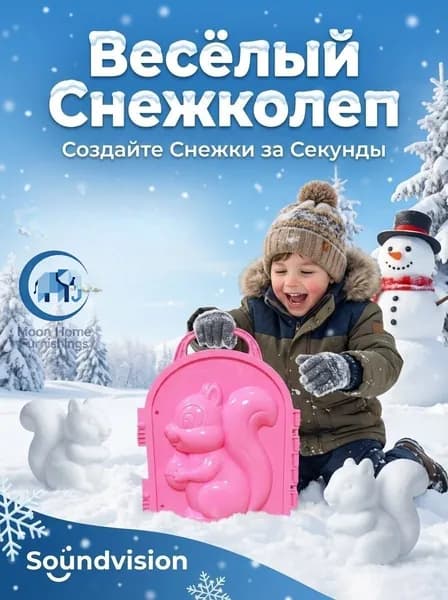 Детские игрушки для игры в снежки на открытом воздухе
