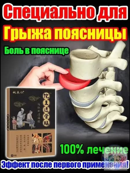 Пластырь при грыже поясничного диска и болях в спине, 8 шт Выбор панды