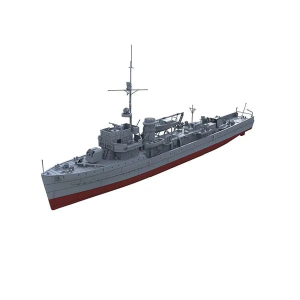 Военная модель, масштаб 1:700 немецкий тральщик M 17 (тип 1935, полный корпус)