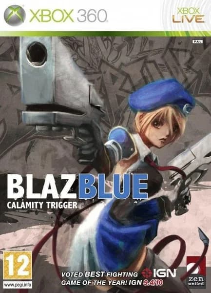 Игра BlazBlue Calamity Trigger Xbox 360 Диск