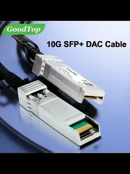 GoodTop 10G SFP+ DAC кабель 0.5м GT-10GSFP-P0.5M-30