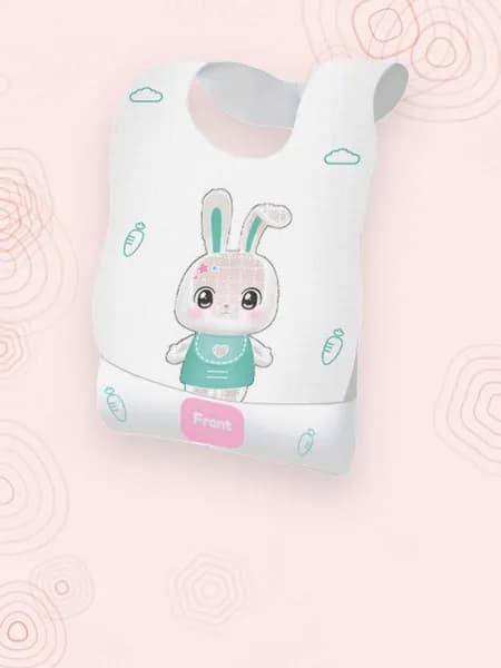 10 шт. Хлопковый дышащий нагрудник для младенцев 0-6 лет, Стиль E