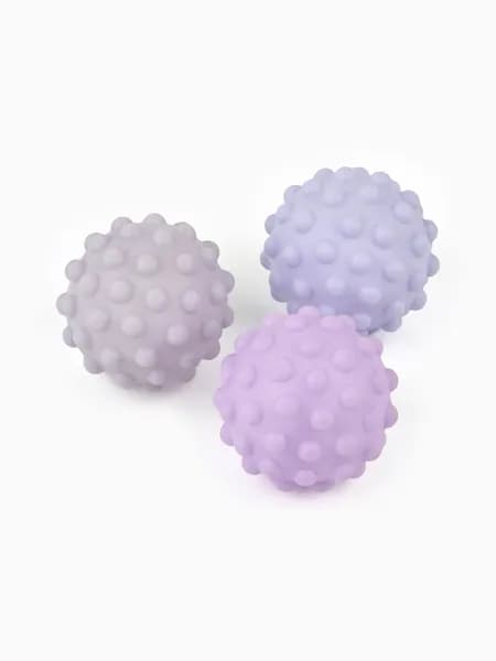 Игрушка пищащая Мячик для собак, 6.5 см, сиреневая МИКС