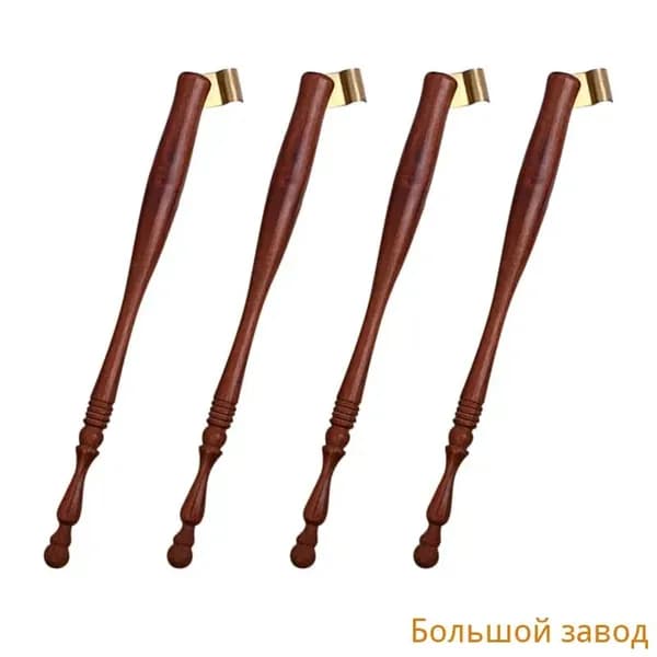 1 комплект из 4-х частей с круглой головкой из красного дерева WD075
