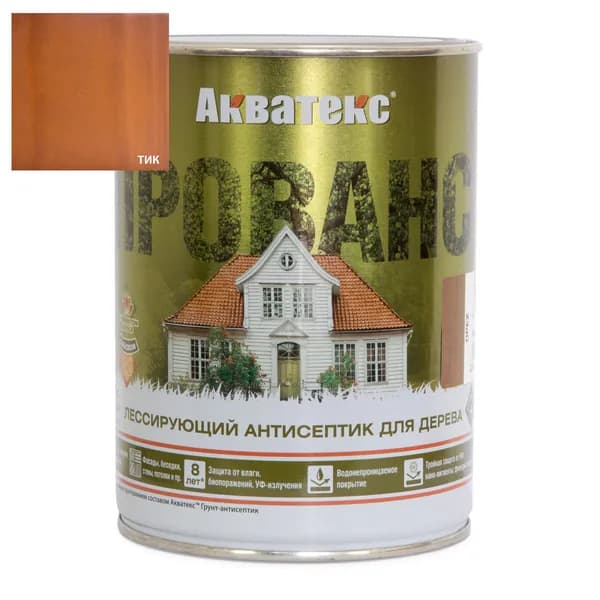 Антисептик лессирующий Акватекс Прованс 0.75л тик