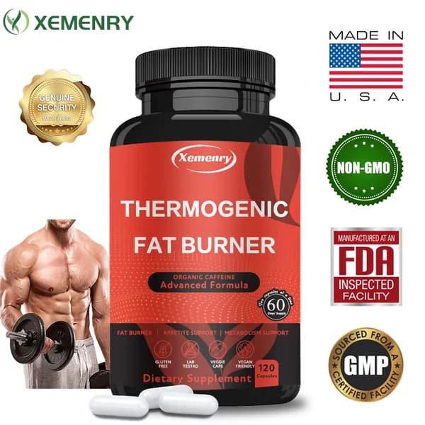 Биологически активная добавка для сжигания жира Xemenry Thermogenic - способствует сжиганию жира, помогает контролировать аппетит и поддерживает метаболизм.