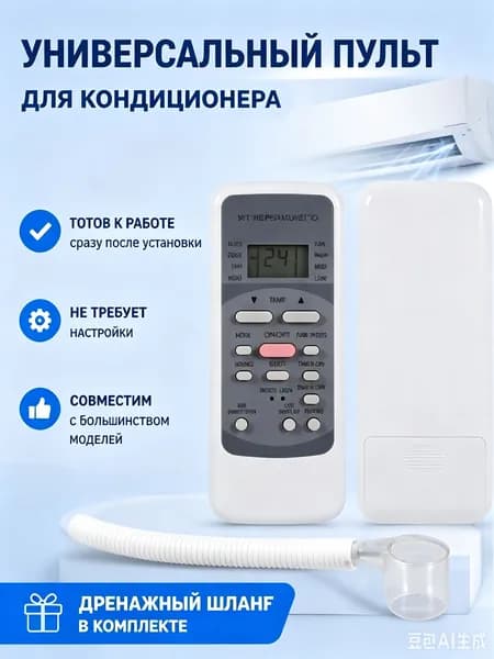 Пульт R51M/E для кондиционера/ пульт для сплит систем Electrolux, Vitek , Daewoo , Midea , Sakata , Beko , Mitsushito , Dekker
