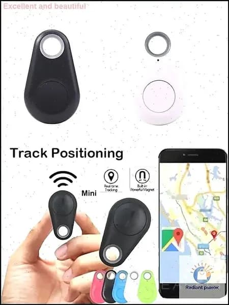 Умный Bluetooth трекер маячок, брелок-антипотеряшка для поиска ключей и кошелька, GPS локатор для собак и кошек, миниатюрное устройство слежения через смартфон