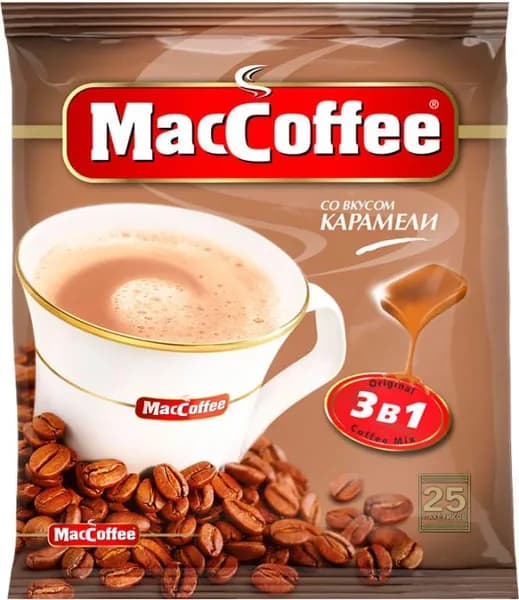 Кофе MacСoffee 3в1 Карамель 25*450г