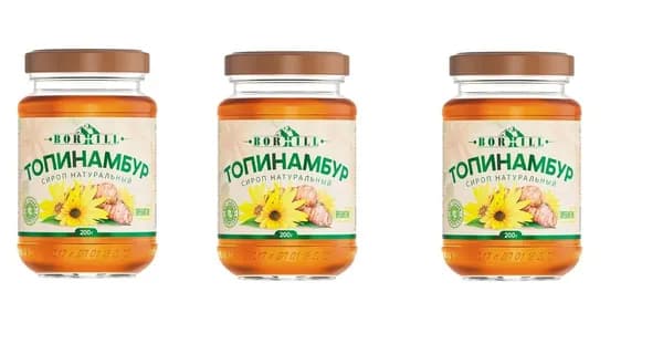 Borhill Топинамбур, Жидкий сироп, 200г,3 шт