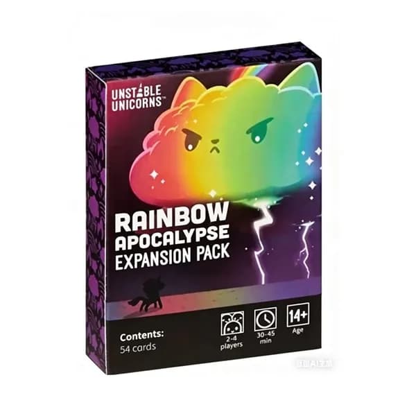 Unstable Unicorns Rainbow ExpansionНестабильные Единороги Стратегическая Карточная Игра Для Вечеринок И Развлечений