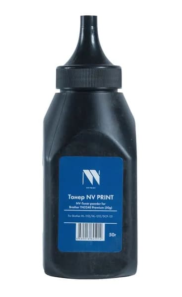 Тонер NVP для Brother TN2240 Premium (TN-1075, 2090, 2235, 2275, 2335, 2375) (50г) совместимый