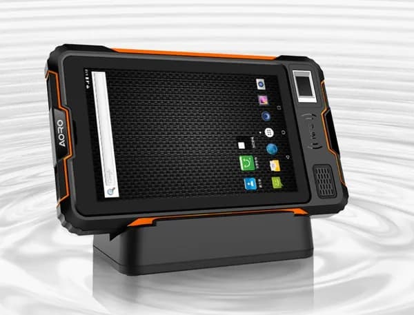 Планшет Взрывозащищенный промышленный планшет Aoro P9000 Pro 8 дюймов 5G DMR рация RTK позиционирование 8ГБ+256ГБ Android для шахт и нефтехимии, 8" 256 ГБ/8 ГБ, черный