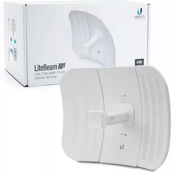 Точка доступа Wi-Fi UBIQUITI LBE-M5-23-EU LiteBeam M5 Наружная точка доступа PoE 5 ГГц (LBE-M5-23)
