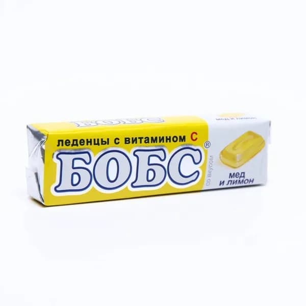 Леденцы БОБС медово-лимонный, витамин С